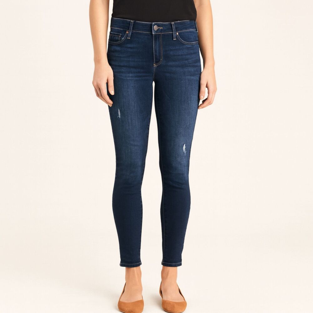 Rich and Skinny Heartbreak Jeans Womens 27 Blue Distressed Denim